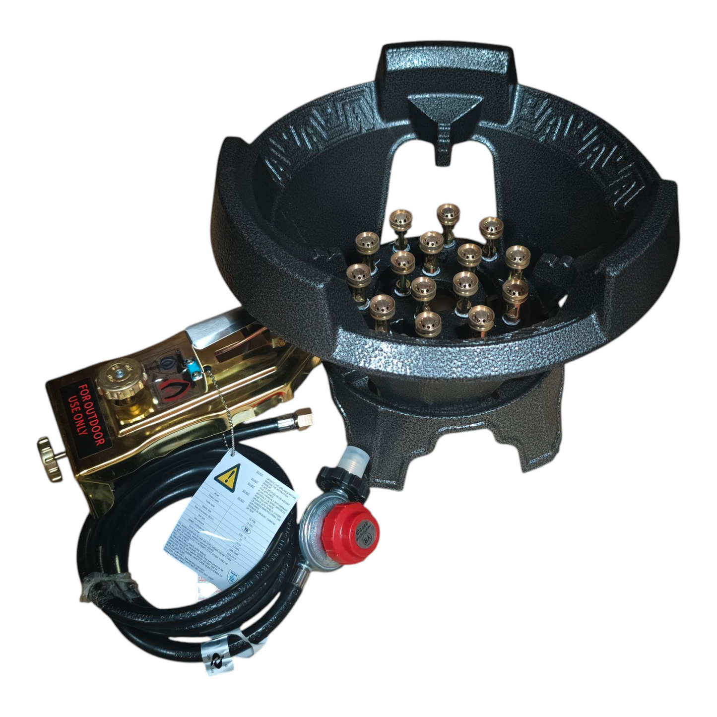 Gas Stove Double Burner Cooker Wok COMES WITH HOSE & REGULATOR